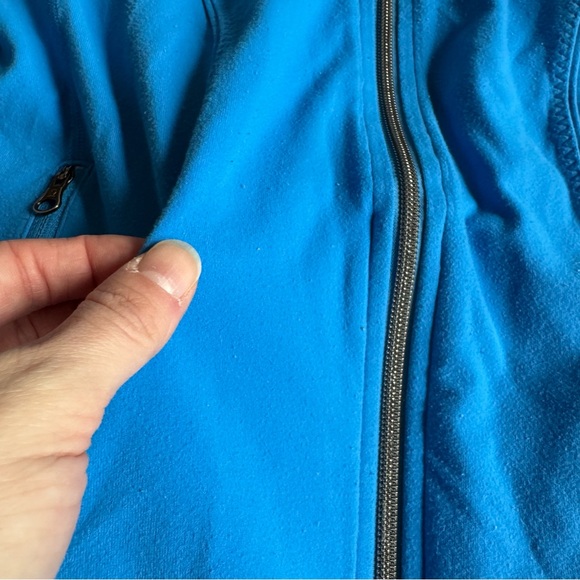 Lululemon Bright Blue Full Length Define Zip Up Size 10 - Picture 2 of 9